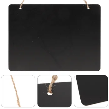 Tableau d'affichage étiquettes Double face tableau noir décor de mariage affichage panneau mural suspendu réutilisable bois effaçable tableaux d'écriture