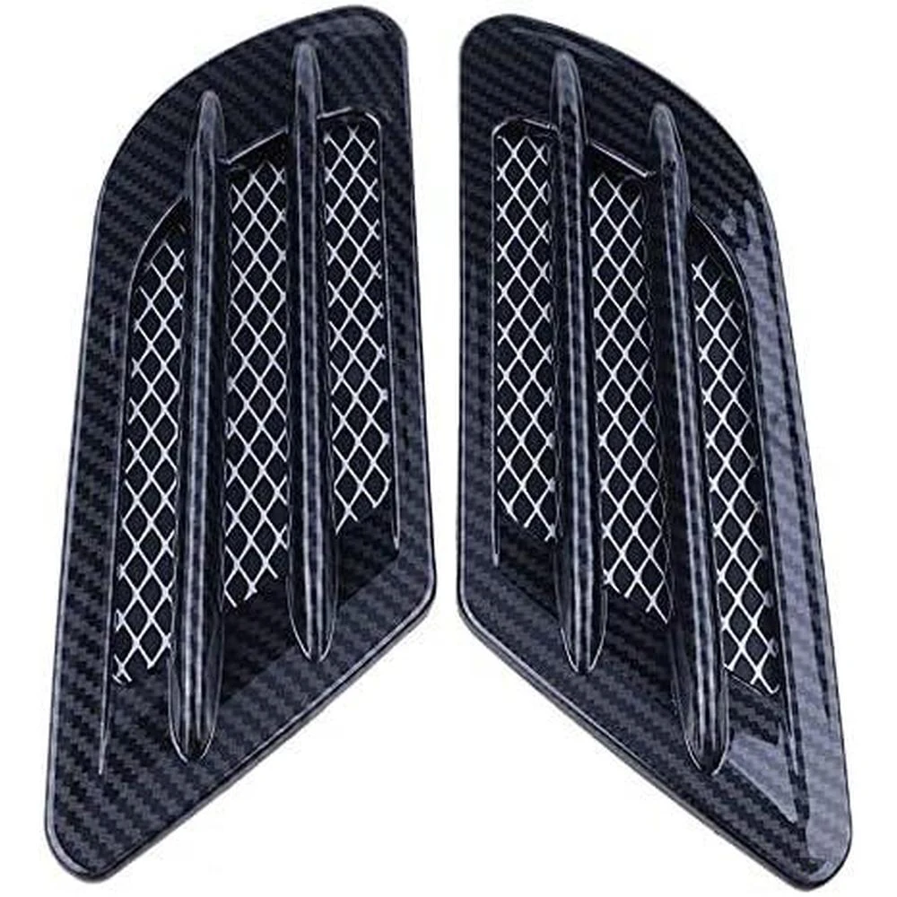 Car Side Air Vent Cover Hole Intake Duct Flow Grille Decoion Sticker