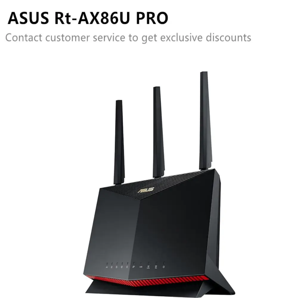 ASUS RT-AX86U Pro WiFi 6 Gaming Router Dual Band Gigabit Wireless Internet, up to 2500 sq ft, Mesh WiFi Support