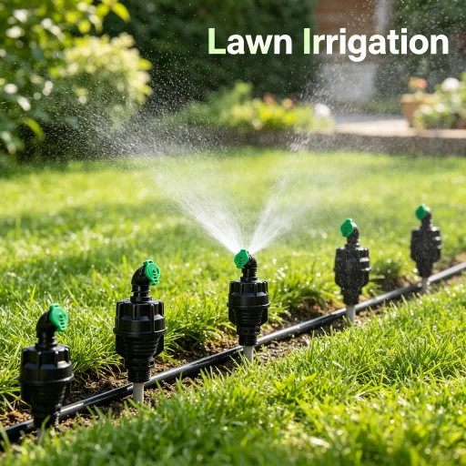 1/2 Inch Threaded Water Bird Sprinkler Head for Full Rotation and Balanced Water Application in Open Field Use