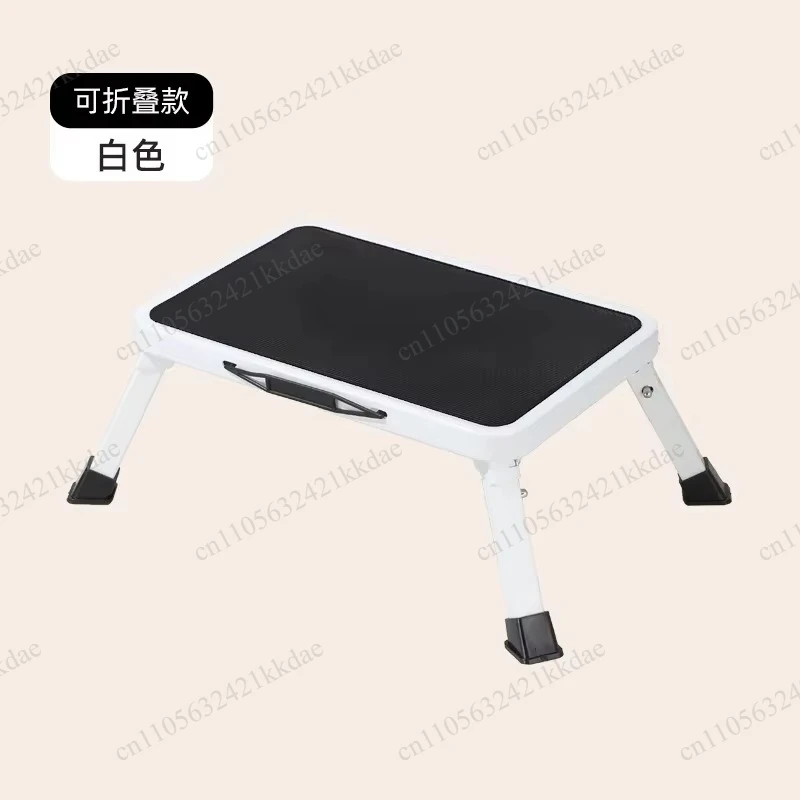 Premium One-step Non-slip Step Carbon Steel Car Wash Stool Thickened Folding Mini Climbing Ladder Stool Telescopic Ladder