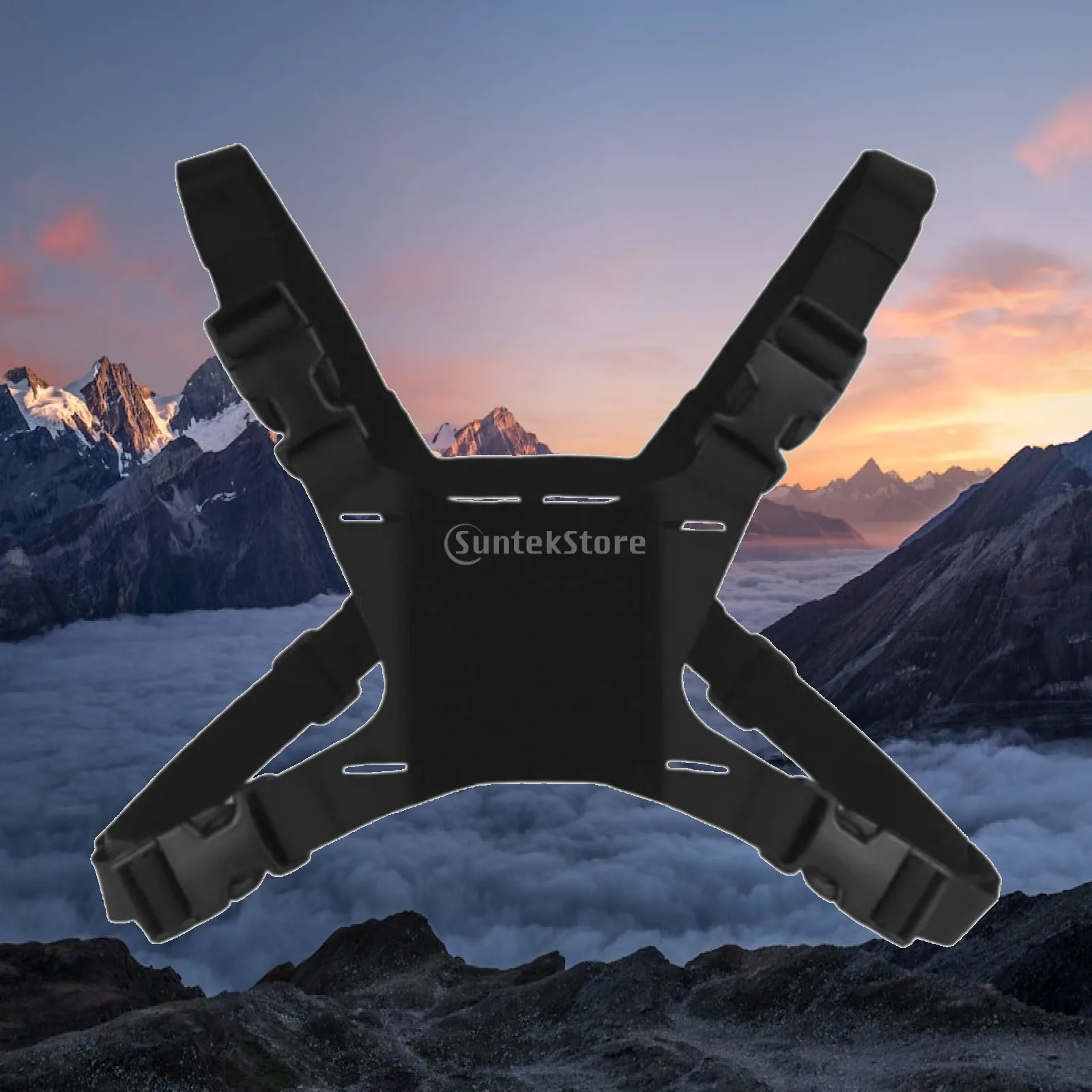 Portable Cell Phone Chest Mount Harness Strap Holder for Navigation Cycling Running Car Hands Free Clip Bracket Wearable Stand