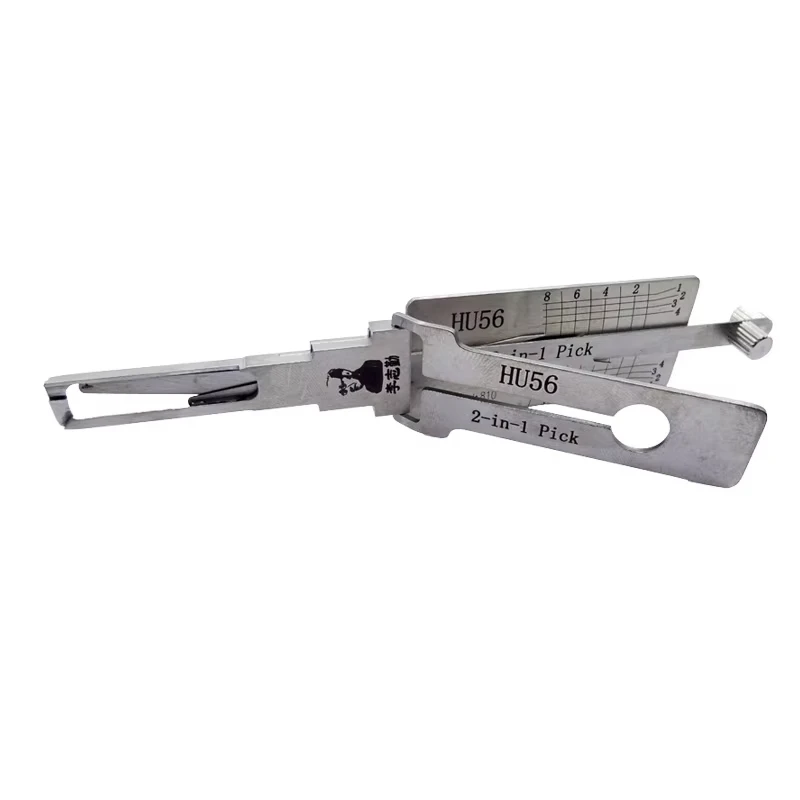Original Lishi HU56 2-in-1 Schlossöffner-Decoder für Zündung und Autotüröffnung für ältere Jaguar- und Volvo-Modelle, vertikales Fräsen – Detail 3
