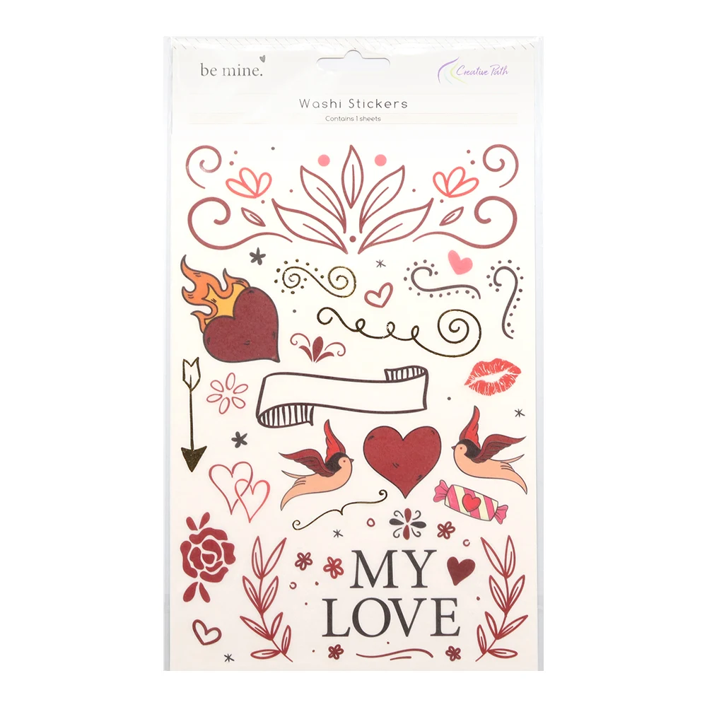 Creatieve Path Vintage Goudfolie Washi Sticker Vellen Rozen Diamant Deco Stickers Voor Scrapbooking Journaling Planner Kaartmaken