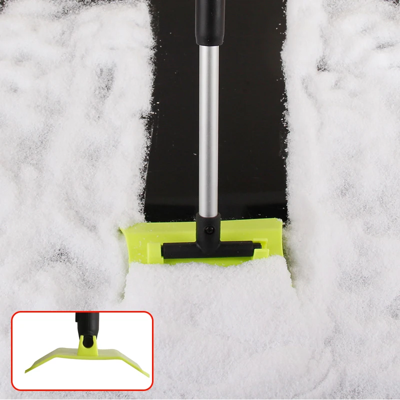 

Car Aluminum Alloy Winter Detachable Snow Sweeping Shovel PP Handle Auto Cleaning Brush Ice Scraper Remover Auto Windshield