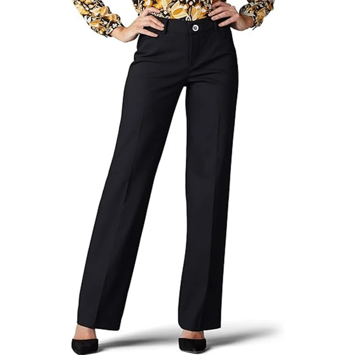 Printemps été femmes décontracté classique noir jambe droite costume pantalon trajet intelligent polyvalent pantalon nouvelle mode bureau porter