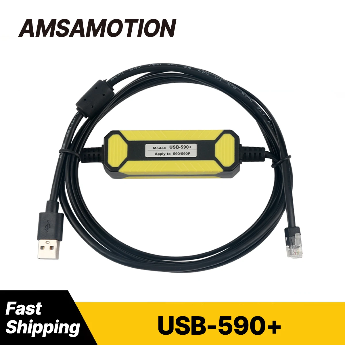 USB-590+ Communication Cable Compatible Parker 590 Series DC Drive Isolated USB Port Debugging Programming Cord