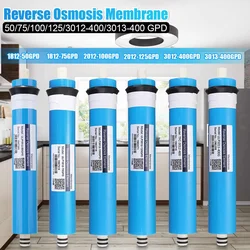 50/75/100/125/400GPD Home Kitchen Reverse Osmosis RO Membrane Replacement Water System Filter Purifier Water Drinking Treatment