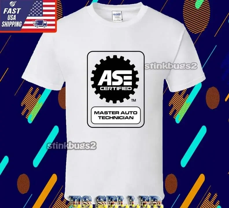 NEW SHIRT ASE CERTIFIED LOGO T-SHIRT UNISEX FUNNY AMERICAN USA SIZE S-5XL