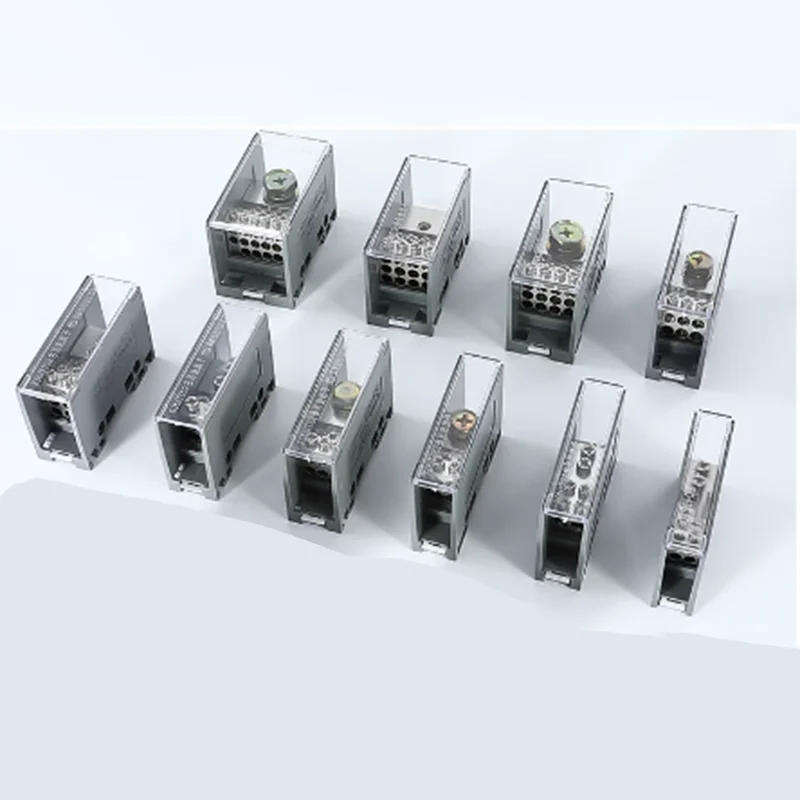 FJ6 JTS2 Plug-In multi-purpose wiring terminal  Distribution Box incoming line is a large nut nose type wiring Terminal Block