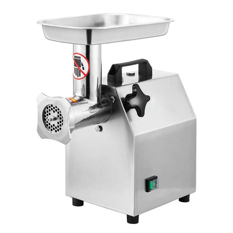 Commercial meat grinder Small desktop stainless steel high-power automatic multi-function sausage filling electric meat grinder