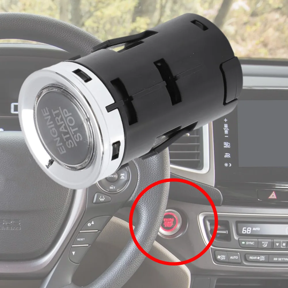

Ignition Stop Start Button Switch for Honda Pilot 2016-2019 Ridgeline 2017-2019 Fit Ex Ex-L 2018-2019 35881-TG7-A03 12pins