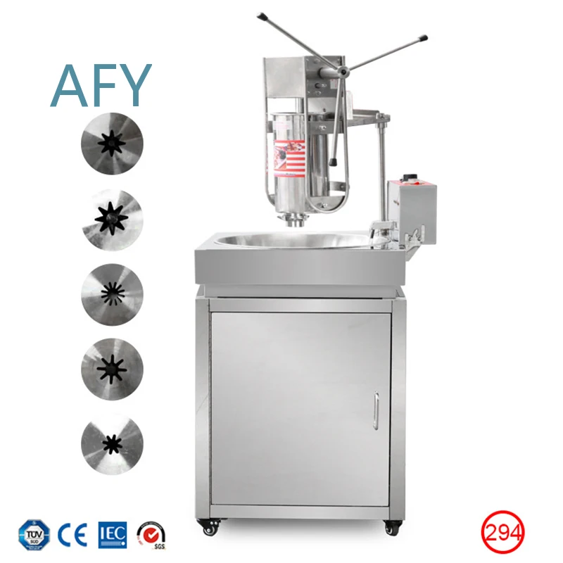 Commercial Churros Machine for NP-294 Vertical Hollow Fryer Food Festival Snack Equipment Churro Maker Industrial Food
