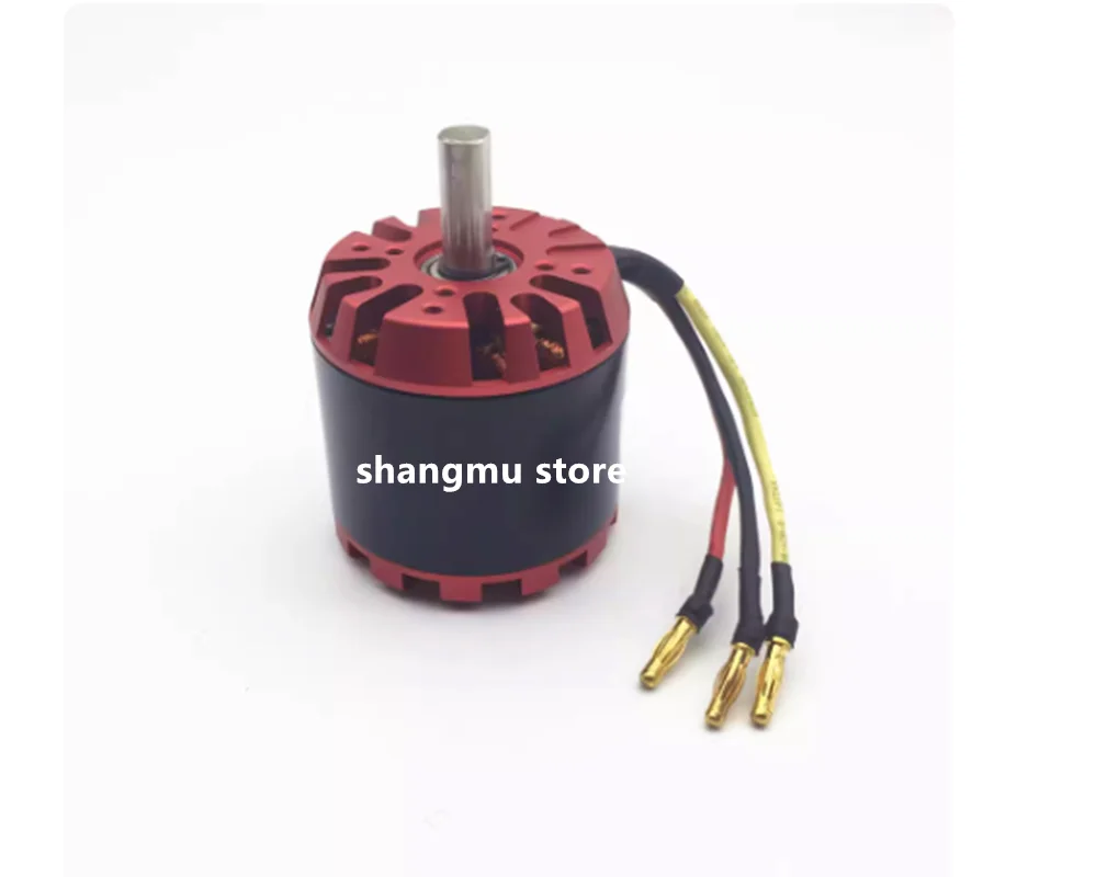 มอเตอร์ไร้แปรงถ่าน DC 6364 200kv สำหรับเครื่องบินบังคับวิทยุ รถสกู๊ตเตอร์ รถยนต์ไฟฟ้ากันระเบิด พร้อมรีโมทคอนโทรลปรับได้ แบบสี่ล้อ