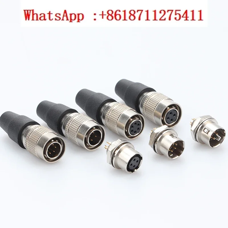 

Compatible with Hirose aviation plug HRS Hirose connector HR10A-7PR industrial camera power supply 4 6 12 core