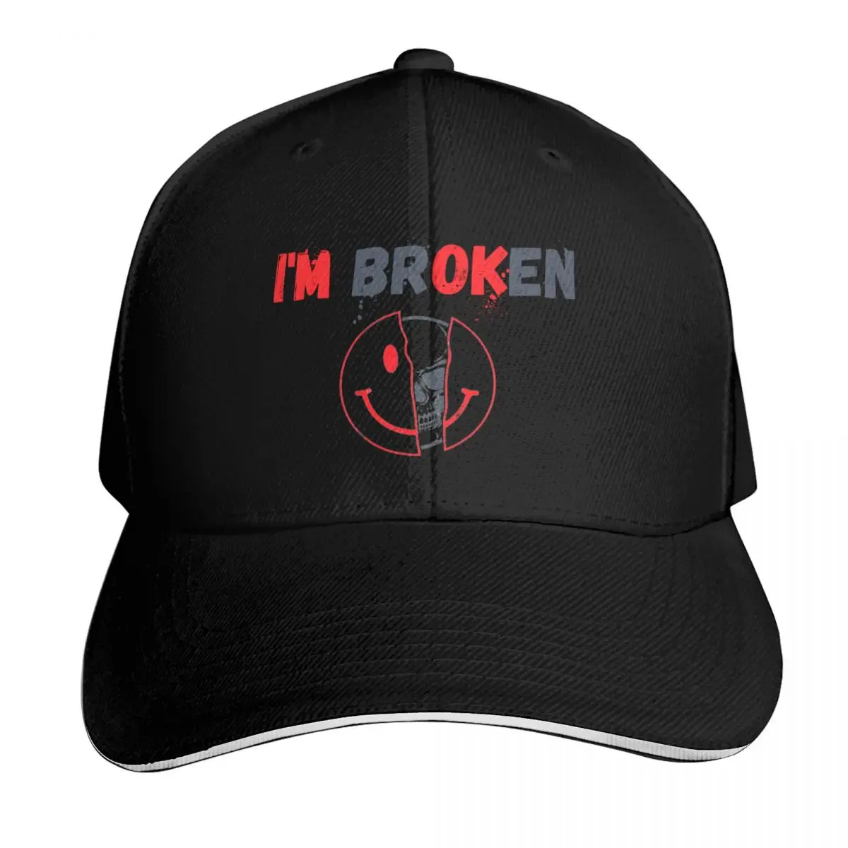 I'm broken Baseball Cap Streetwear tea Hat western Hat Hat men For Man Women's