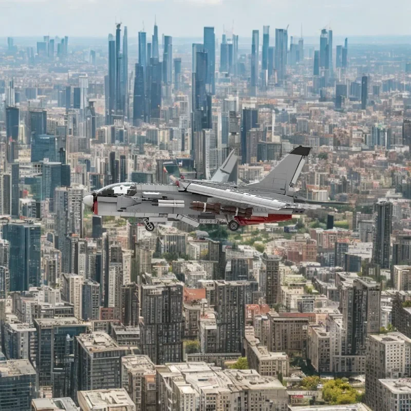 

954 шт. Moc Vought F-8 Crusader USMCsa Fighter Technology, креативные детские кирпичные игрушки, строительные блоки на день рождения, праздничный подарок