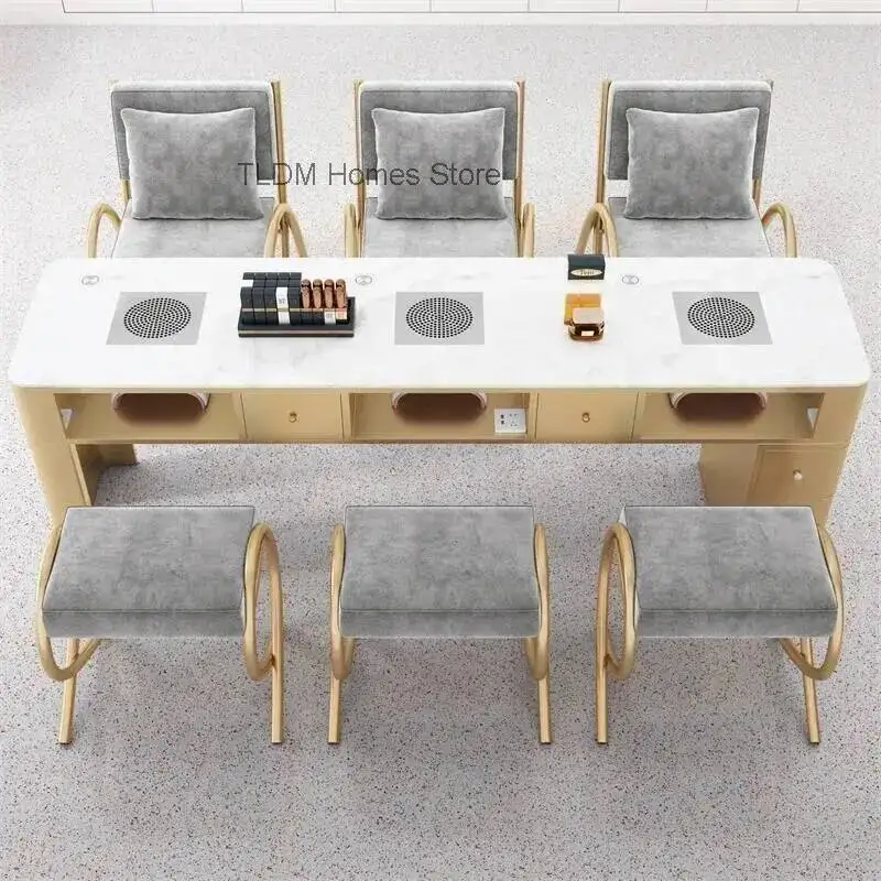 Cleaner Modern FYMT Nail Nordic Multifunction Vacuum Luxury Storage Nail Tables Professional Table Aesthetictable Furniture Mesa