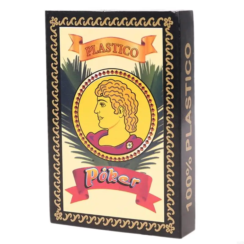 Cardes juego juego 55kd Juego a cartas plástico Deck Pvc Pokers