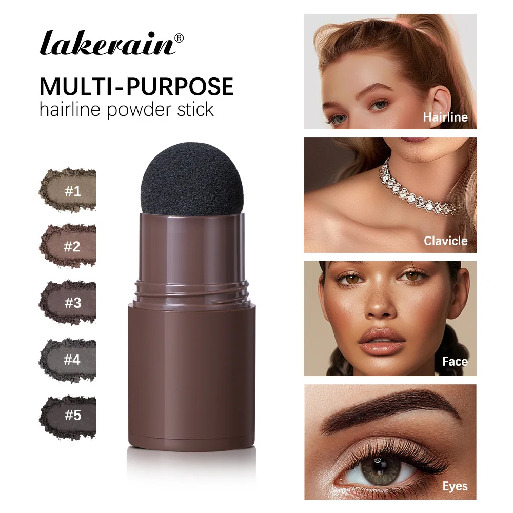 Powder Waterproof Hairline Hair Dye Contour Stick Instantly Conceals Hair Root Forehead Clavicle Face Shadow Makeup