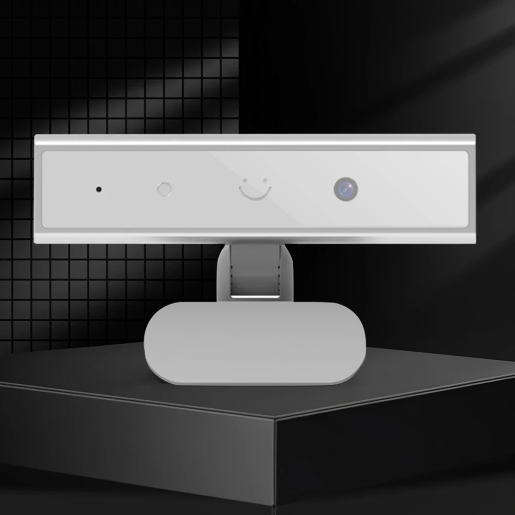 Facial Recognition Webcam with Single Microphone for Windows Hello Computer Web Camera HD 1080P 2MP for Computer Laptop