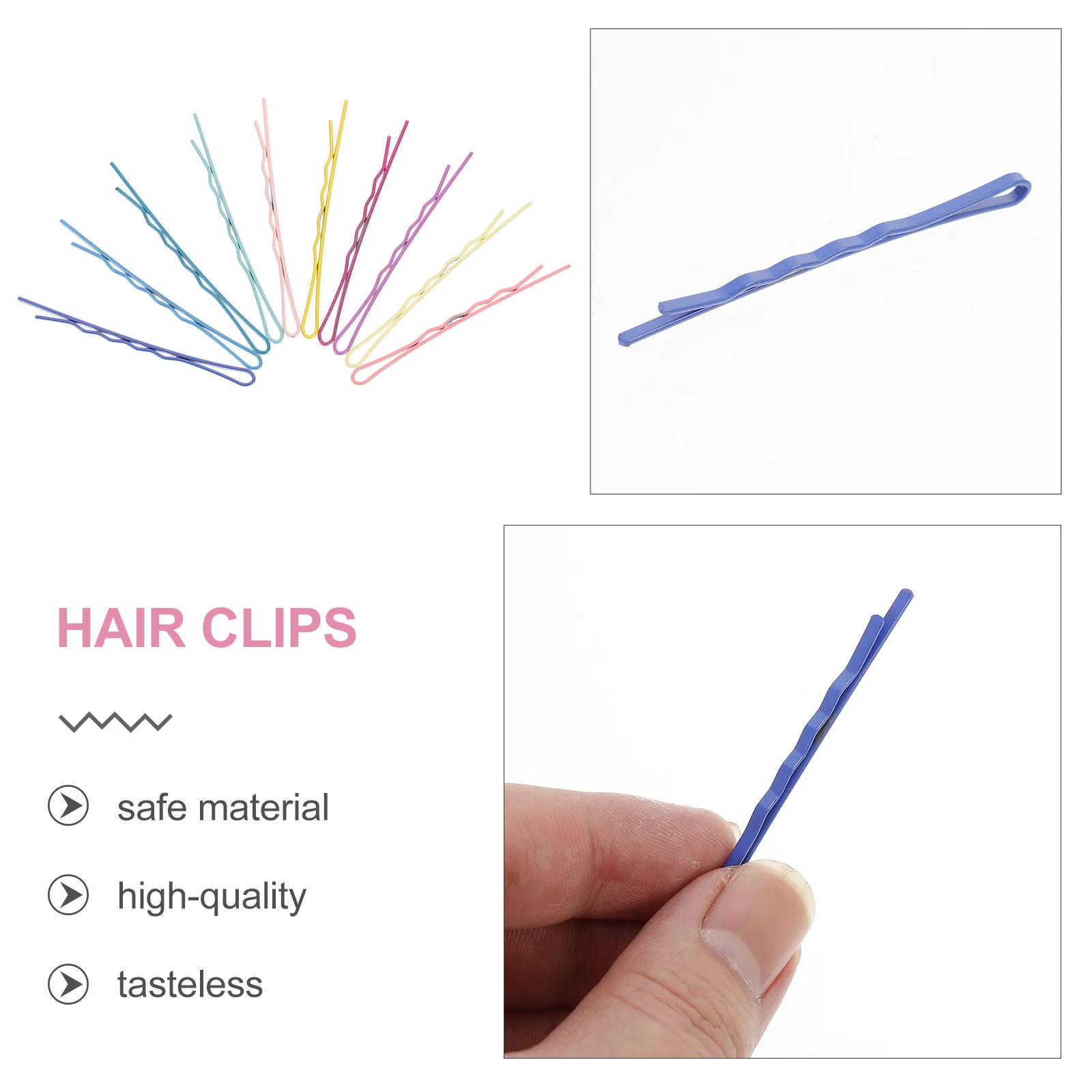 

100 шт. разноцветных металлических заколок-невидимок с сильной фиксацией для женщин, многоразовые зажимы для причесок и укладки непослушных волос, случайный набор