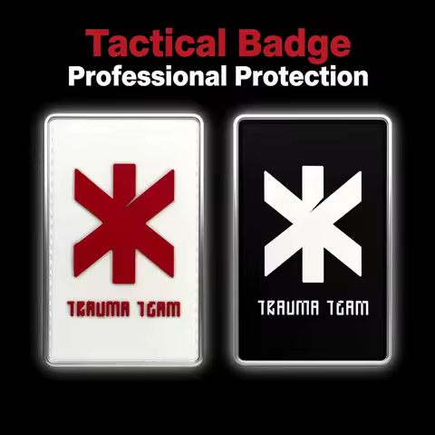 Trauma Squad Tactical Rescue Funny Morale Badge Patch PVC Hook and Loop Armband Military Patches for Clothing