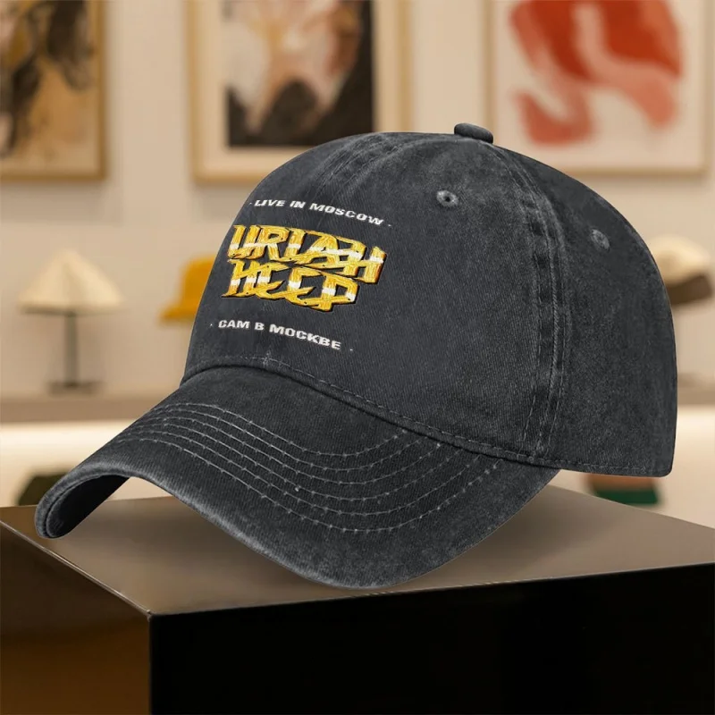 Uriah Heep Moscow Live Print Baseball Cap – Retro Duckbill Hat for Men & Women