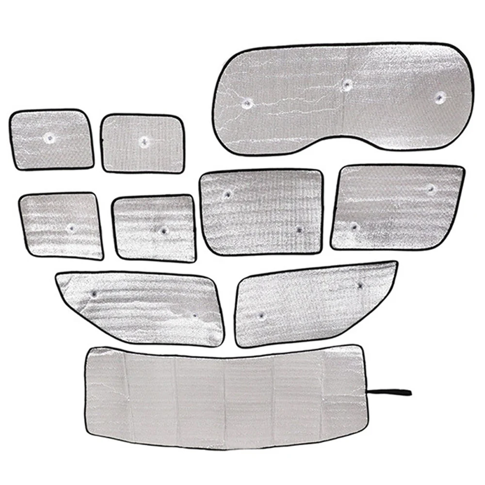 

Front Rear Windshield Window Sunshade Cover Sun Visor Anti-UV Insulation Pad For Land Rover Defender 2012-2022 Car Accessories