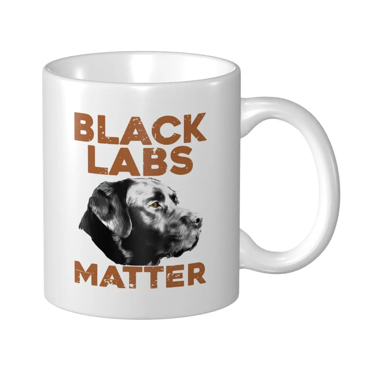 Mark Cup Mug Black Labrador Retriever Labs Matter Service tazas de café de animales té leche taza de agua tazas de viaje para oficina hogar