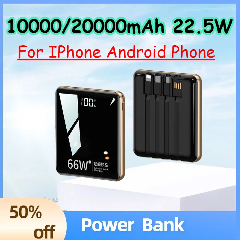 

（CCC）10000/20000mAh 22.5W Portable Power Bank for IPhone Android Phone Compact Portable Mini Fast Charger