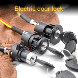 Bicicleta elétrica universal ignição interruptor chave, Power Lock, portátil, Dustproof, ciclismo peças para Scooter elétrico