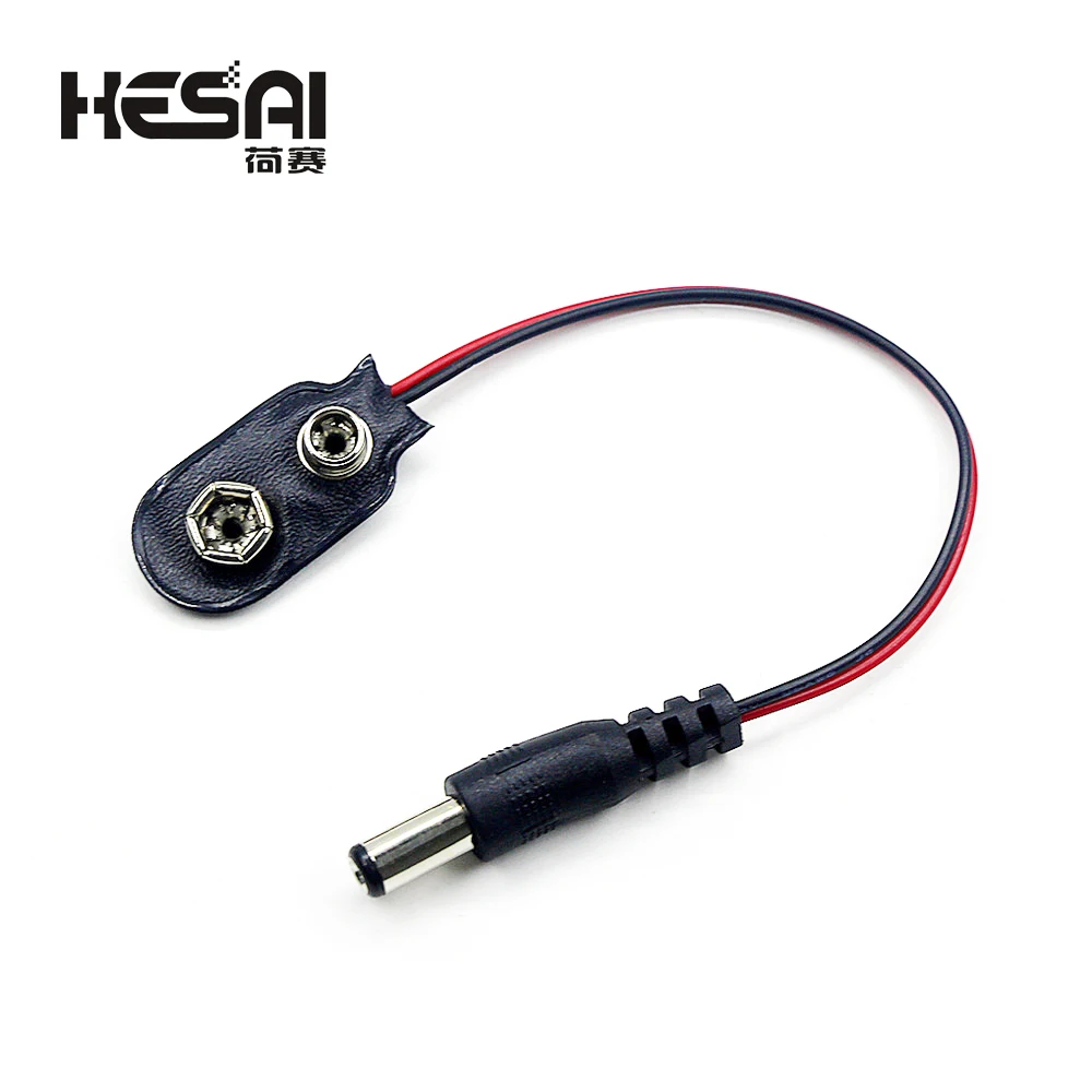Experimental 9V Battery Snap Power Cable, DC 9V Clip, Male Line Battery Adapter for DIY Kit, 10 Pcs, 20 Pcs, 30 Pcs