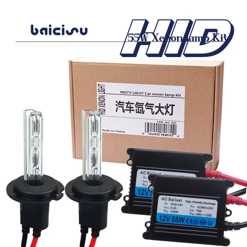 Комплект HID 55 Вт Xenon H4 Bi Xenon H1 H3 H7 H11 9005 HB3 9006 HB4 H13 9004/07 ксеноновый комплект hi-low 4300K 5000K 6000K Ксеноновая фара HID