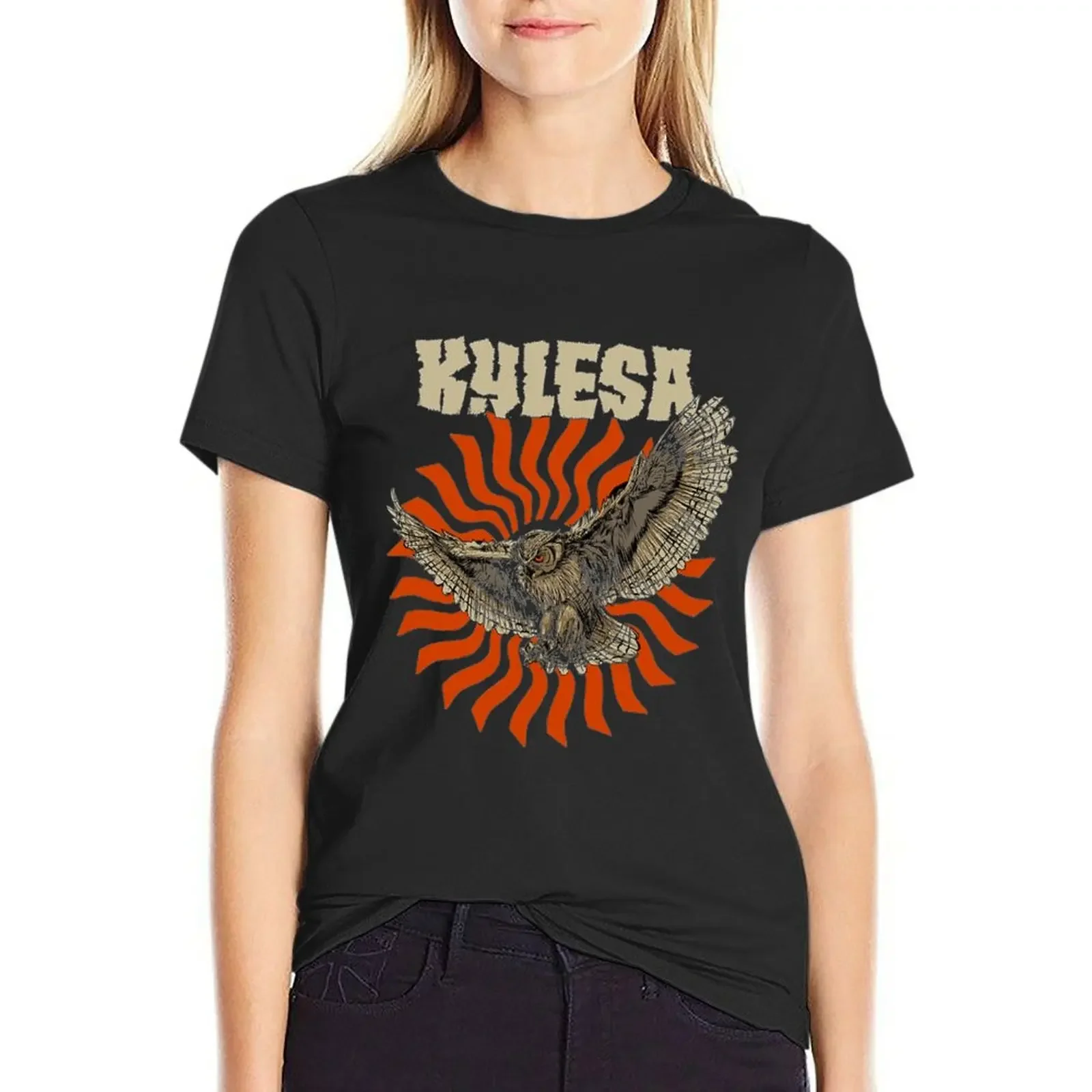 Kylesa T-Shirt vintage lady clothes summer tops animal prinfor Woman clothing