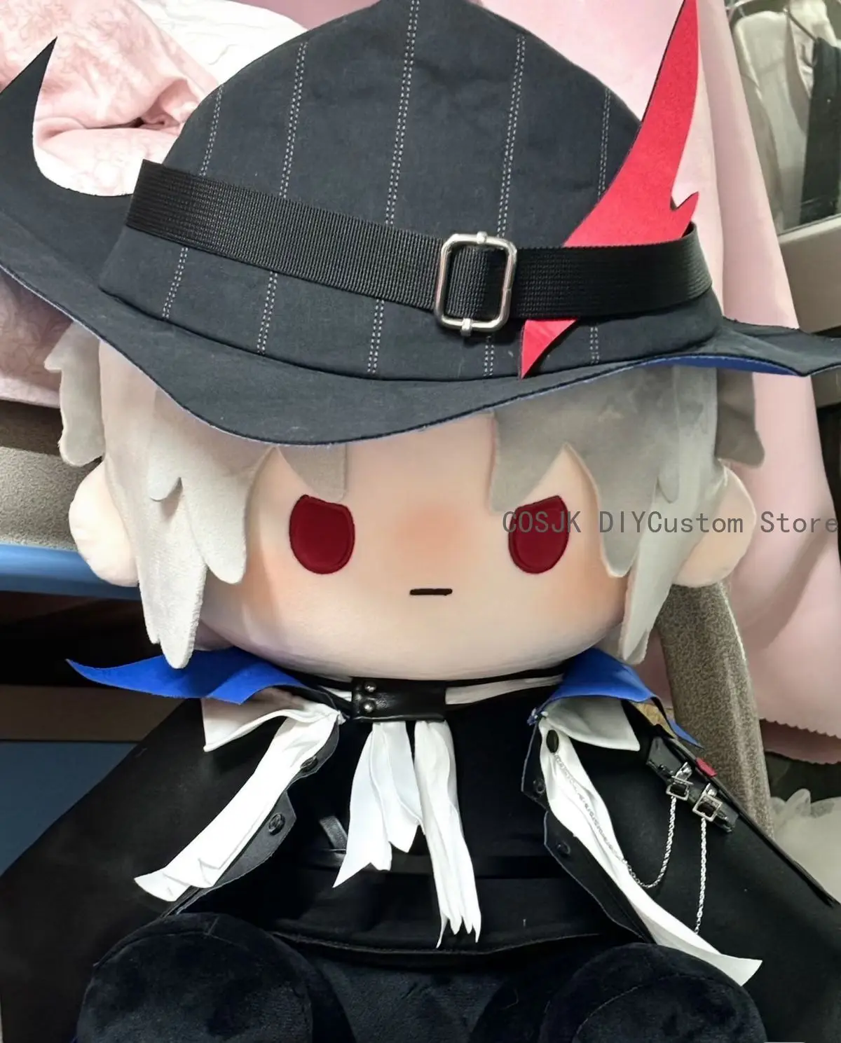 

Game Anime Arknights Ulpianus Kawaii Plush Stuffed Sitting Posture Model Cartoon Maumet Pillow 40cm Plushie cushion Xmas Gift