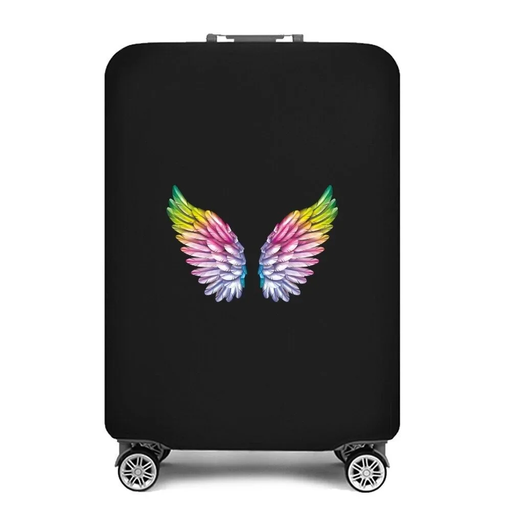 Boho Arrow Feather Floral Print Luggage Cover Elastic Suitcase Protector Dustproof Anti Scratch Travel