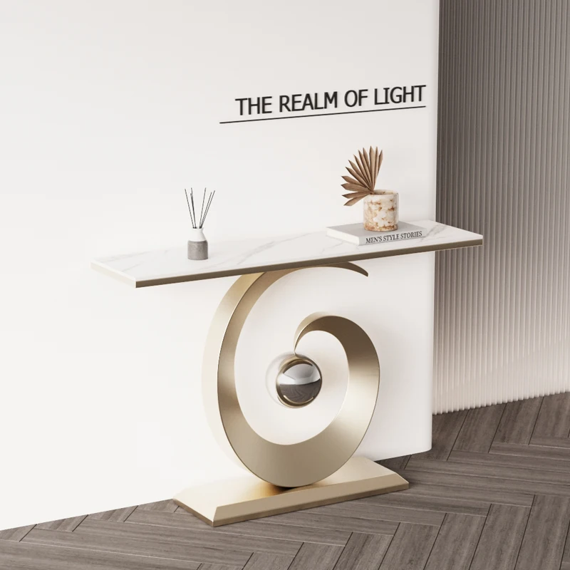

French Luxury Console Table Unique Design Modern Aesthetic Console Table Porch Entrance Stoliki Do Salonu Hallway Furniture