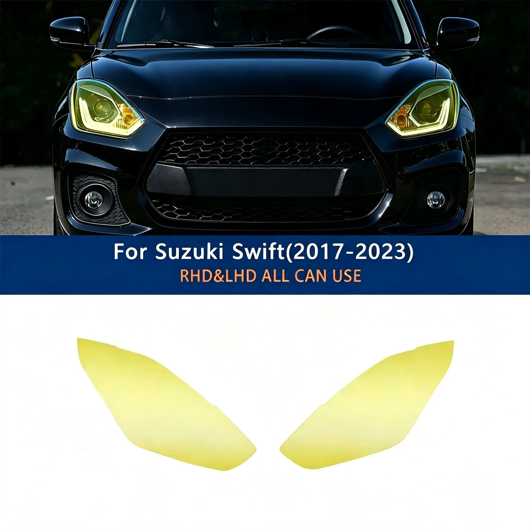 TPU für Suzuki Swift 2017-2023 Auto-Scheinwerfer TPU Transparente Schutzfolie Lack-PPF Kratzschutzfolie – Detail 6