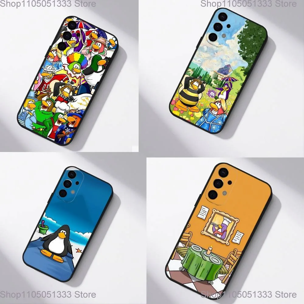 

Game C-Clubs P-Penguin-ns Phone Case For Samsung S25,S24,S21,S22,S23,S30,Ultra,S20,Plus,Fe,Lite,5G Black Cover
