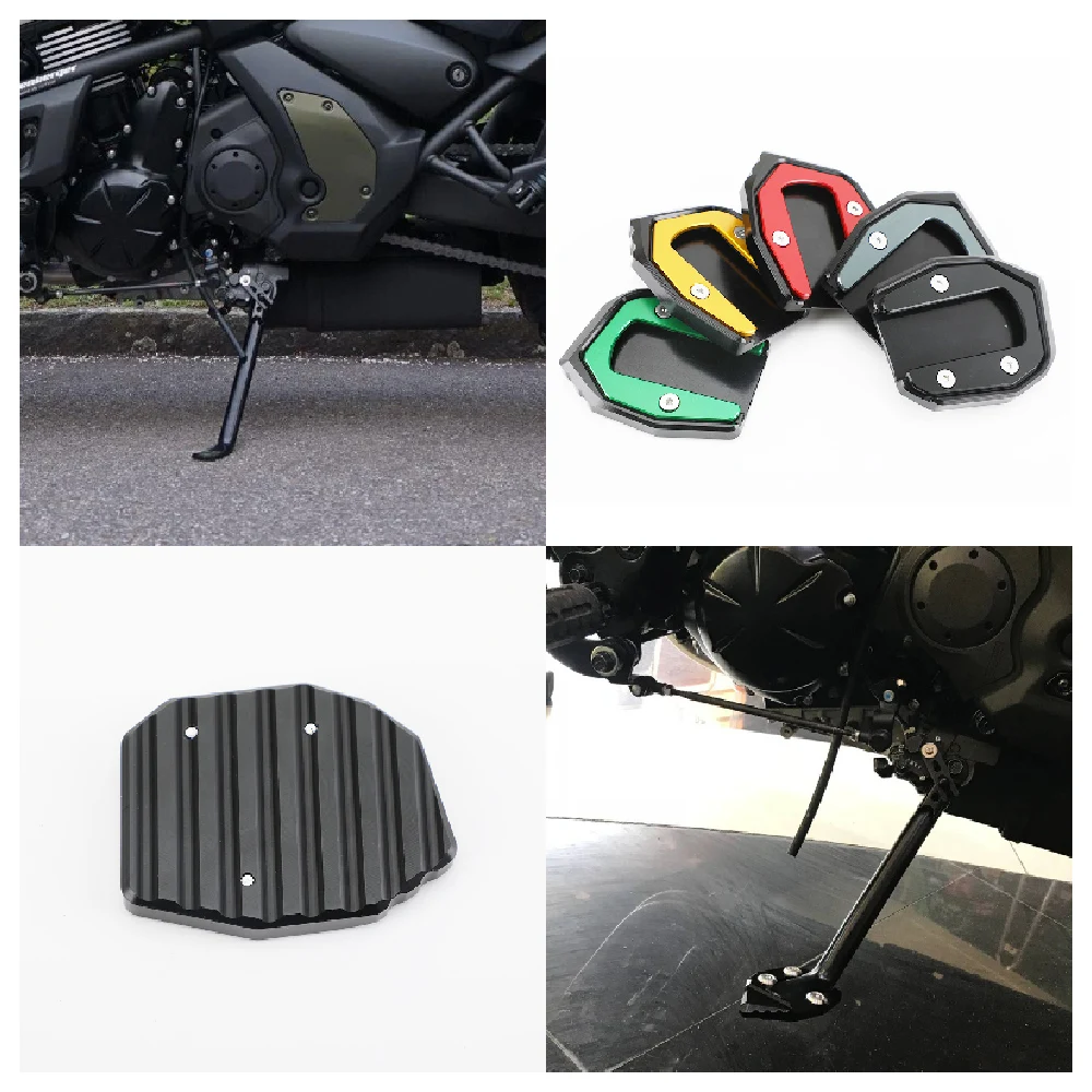 

Fit for Kawasaki VN650 Vulcan S 650 ABS Vulcan650 2015-2025 Motorcycle Side Stand Foot Base Extender Support Plate Extension Pad