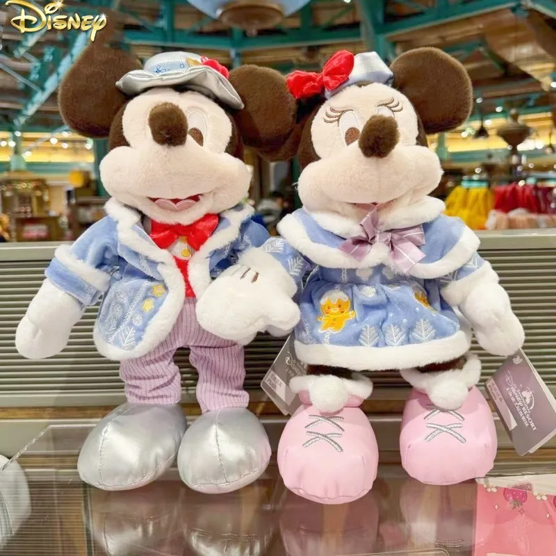 

Disney Winter Mickey And Friends Series 11 Inches Mickey Minnie Chip&dale Donald Duck Plush Toysdoll Festival Christmas Gifts