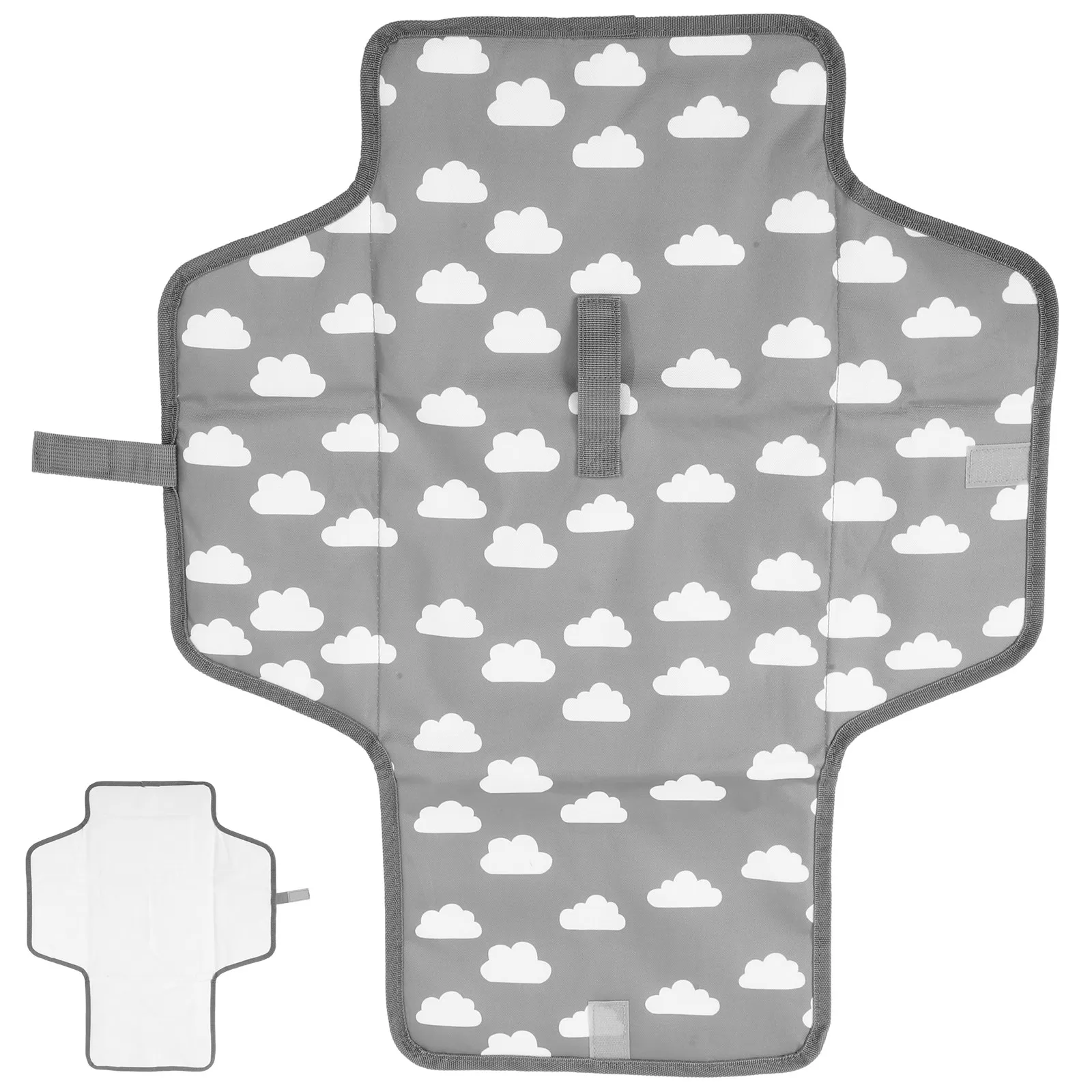 

Портативный водонепроницаемый коврик для пеленания, легкий складной коврик для смены подгузников, многоразовый моющийся чехол для путешествий