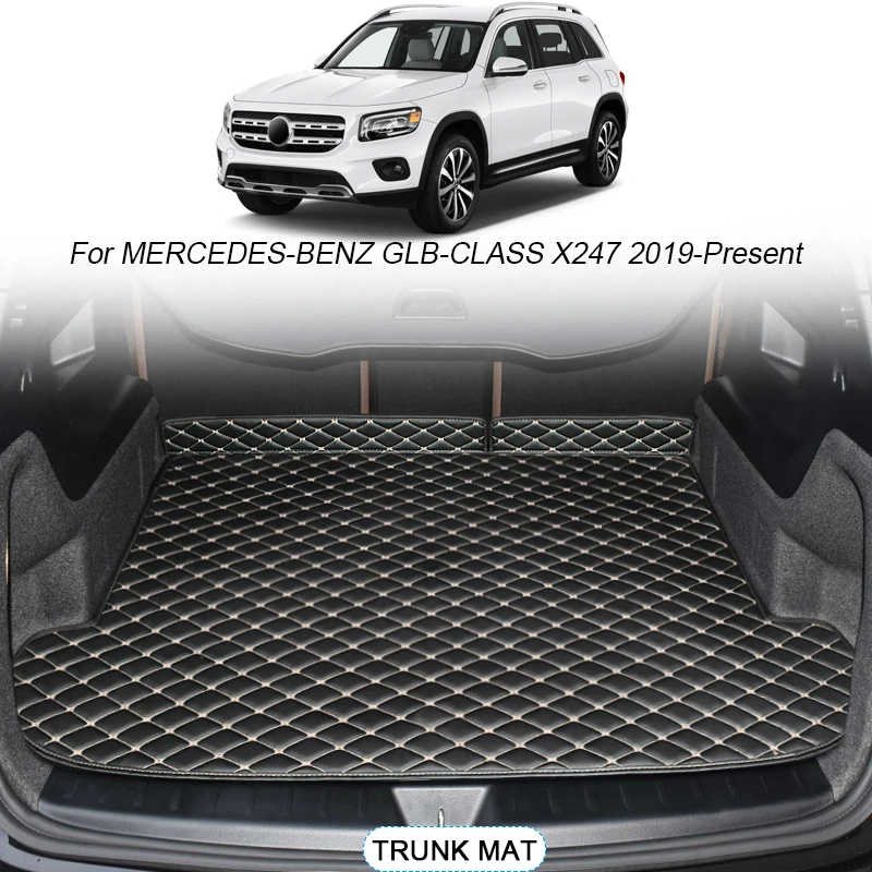 

For MERCEDES-BENZ GLB-Class X247 2019-2025 Custom Car Trunk Main Mats Waterproof Anti Scratch Non-slip Protect Cover Accessory