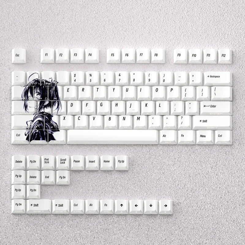 2025 الحب، Chunibyo والأوهام الأخرى تاكاناشي ريكا شخصية keycap الرسوم المتحركة موضوع keycap الكرز الميكانيكية لوحة المفاتيح مفتاح كاب