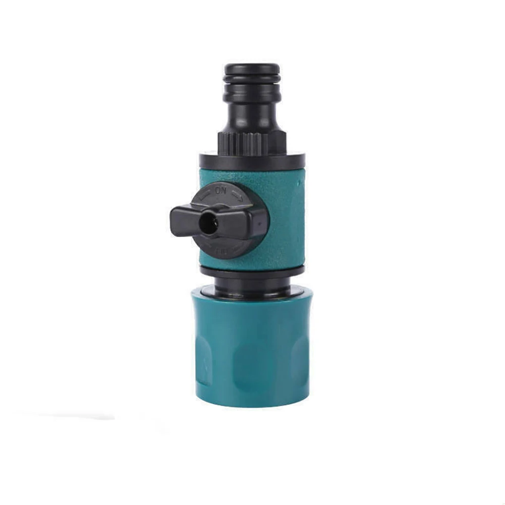 

Garden Watering Hose ABS Quick Connector Garden Hose Pipe In Line Tap Shut Off Valve Connect Adaptor Tool Gadget