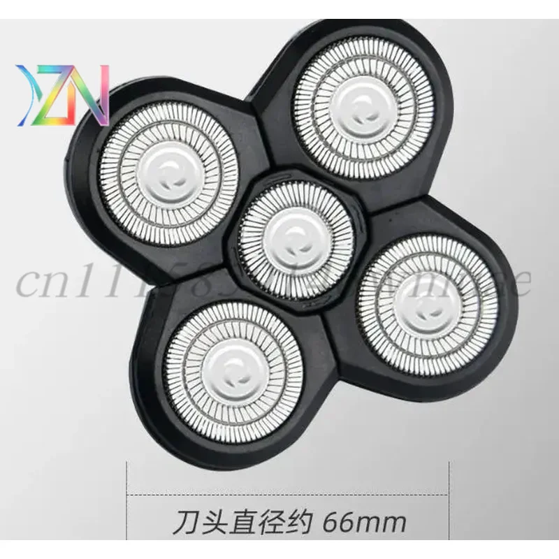 1-piece pack Shaving Head Magic Tool Self-Shaving Men's Six-Blade Razor Replacement Blades Special for Bald Haircutters