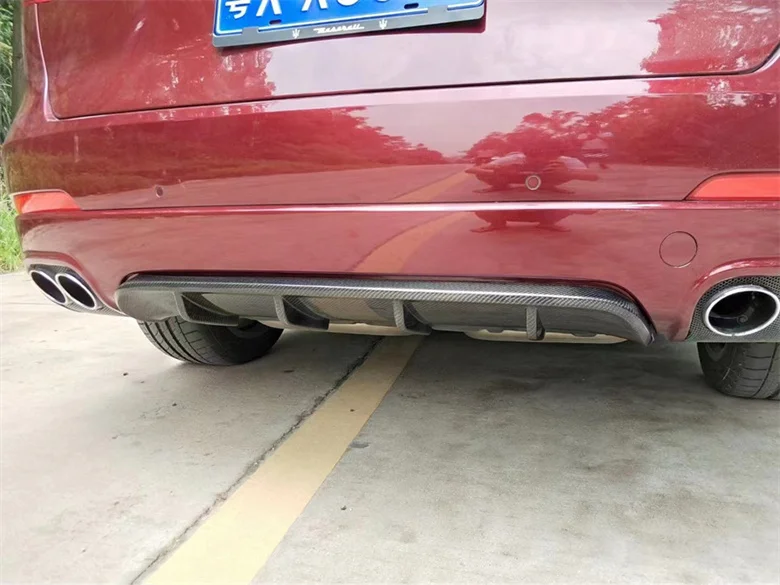 

Larte Style Carbon Fiber Rear Diffuser Package Front Lip Rear Lip Side Skirt Spoiler for Maserati Levante Body Kit