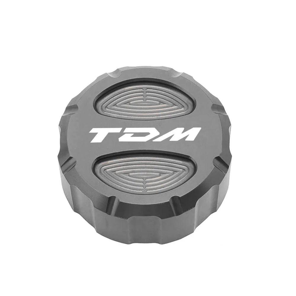 For YAMAHA TDM 900 TDM900 2004-2015 Motorcycle Accessories CNC Aluminum ront Rear Cylinder Cover Guard Brake Fluid Reservoir Cap