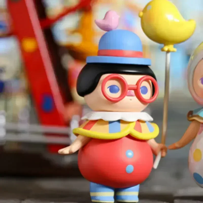 البوب مارت بوكي قزم بالون الطفل سلسلة حقيقية صندوق أعمى صندوق الغموض Kawaii الحلي التماثيل ديكور المنزل سطح المكتب نموذج الدمى